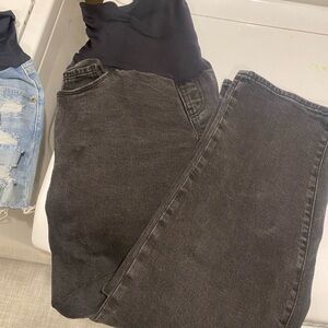Old Navy Black Maternity Jeans
